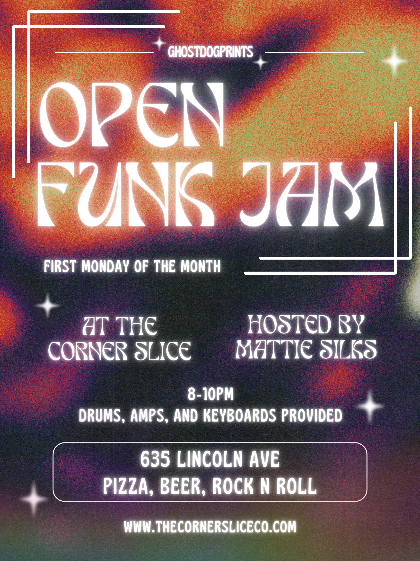 Open Funk Jam Flyer